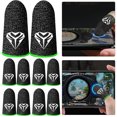 thumbnail image 4 of 5 Pares Fundas para Los Dedos PUBG Transpirable A Prueba Sudor Cubierta La Del Dedo () Azul, 4 of 9
