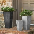 thumbnail image 6 of Root & Vessel Ella Tall Planter, Gray, 13.5", 6 of 7
