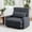 Gray, variant on HomeMiYN Folding Sofa Bed, Convertible Lazy Sleeper Chair with Pillow, 5-Adjustable Position Back Support for Living Room & Bedroom, Dark Gray