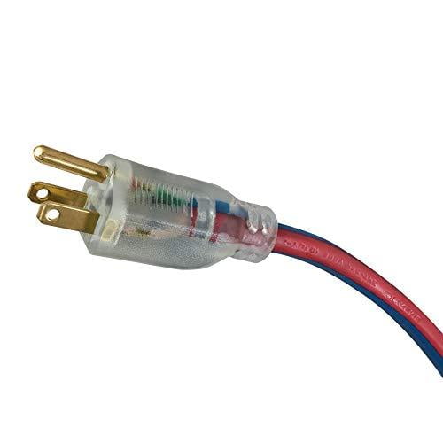 US Wire and Cable 99100 Extension Cord, One Size, Blue/Red