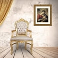 thumbnail image 3 of Provost, Jan 12x14 Gold Ornate Wood Framed with Double Matting Museum Art Print Titled - A Christian Allegory, 3 of 4
