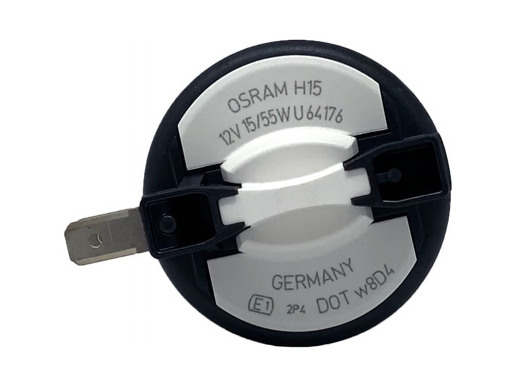  OSRAM Original 12V H15 halogen headlamp bulb 64176 1 piece in  folding box,Black : Automotive