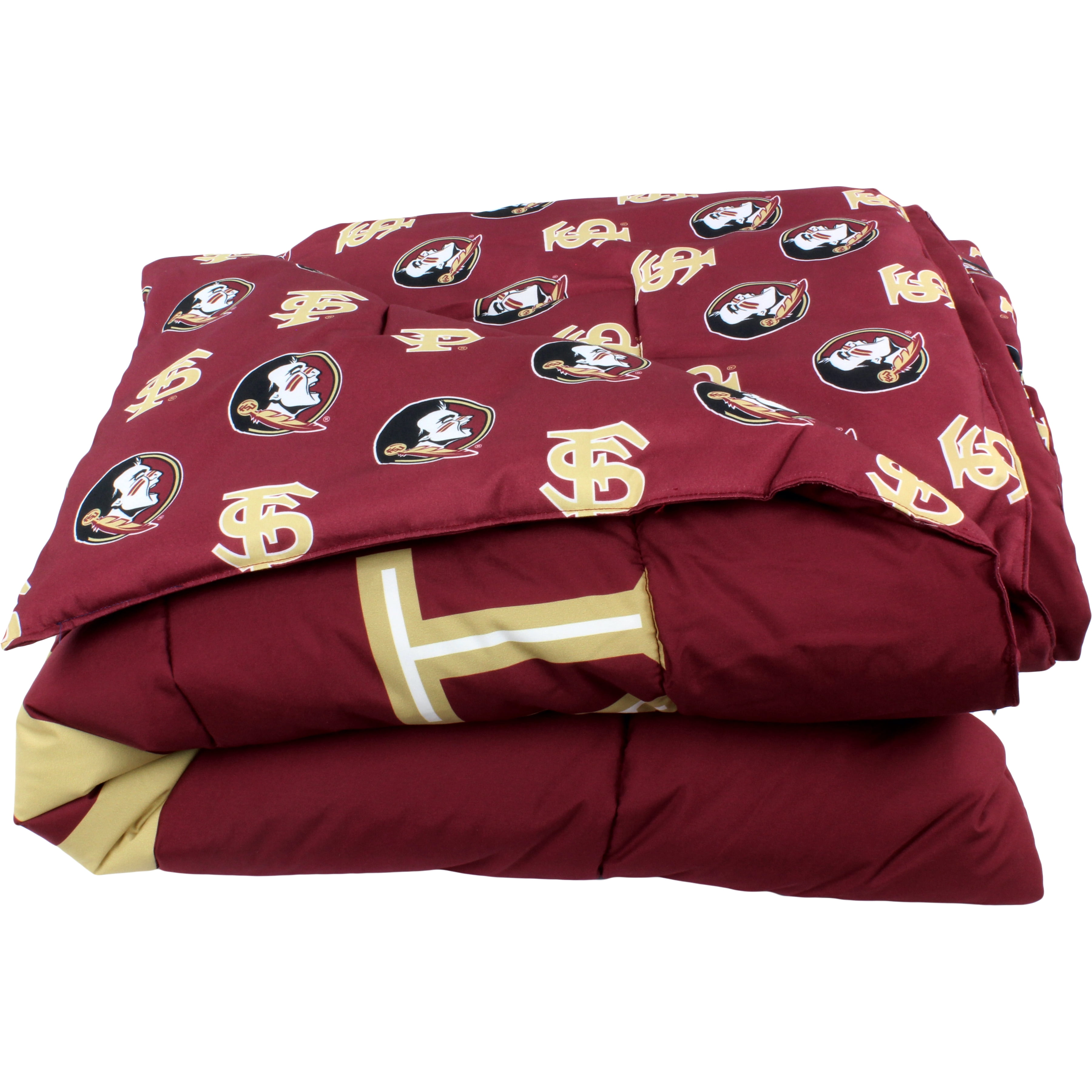 Florida State Seminoles Reversible Big Logo Soft and Colorful Comforter, Full