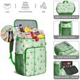 thumbnail image 5 of Green Avocado Pattern Insulated Cooler Backpack - 20L Soft Cooler Bag with Long-Lasting Insulation, Perfect for Picnics, Beach & Outdoor Adventures, 5 of 6