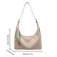 thumbnail image 3 of Bolso Hombro Gamuza para Mujer Bandolera Con Correa Ajustable Hobo El (Beige), 3 of 3