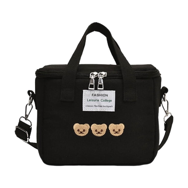 Bolsa de Pañales Bolsa de Pañales Versátil con Aislamiento para Mamá Bolsa de Pañales Oso Lindo para Bebé Bolsa de Viaje para Bebé Bolsa para Mamá Bolso de Hombro de Enfermería para Mamá