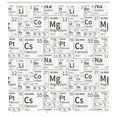 thumbnail image 3 of Ambesonne Periodic Table Shower Curtain, Chemistry Themed, 69"Wx75"L, Dark Grey and White, 3 of 3