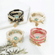 thumbnail image 2 of Pulseras Amistad Cuentas Boho Multicapa 4 Set, 2 of 5