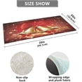 thumbnail image 3 of GZHJMY Christmas Bells Bathroom Rugs Floor Mats Non-Slip Soft Absorbent Microfibers Plush Bath Rugs for Bath Kitchen Shower Floor, 39x20 Inch Carpet Runner, 3 of 7