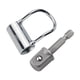 thumbnail image 2 of Llave de tope para grifo, juego de llaves de fontanero, universal, portátil, para baño, ajuste compacto, herramienta de extracción de 1/4 y Metal, 2 of 9