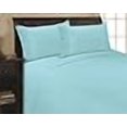 thumbnail image 4 of Elegance Linen 1800 Thread Count PLEATED DESIGN Egyptian Quality Luxurious Silky Soft WRINKLE RESISTANT 4 pc Sheet set, Deep Pocket Up to 16" - All Size and Colors, Queen Aqua, 4 of 4