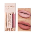 thumbnail image 1 of Long Lasting Non-stick Matte Liquid Lipstick Lip Gloss+Lip Liner Pencil Kit O3T5, 1 of 6