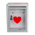 thumbnail image 2 of Rongfmy Donation Box Suggestion Box Clear Gift Card Boxes Wall Mounted Wedding Cards Box Front, 2 of 9