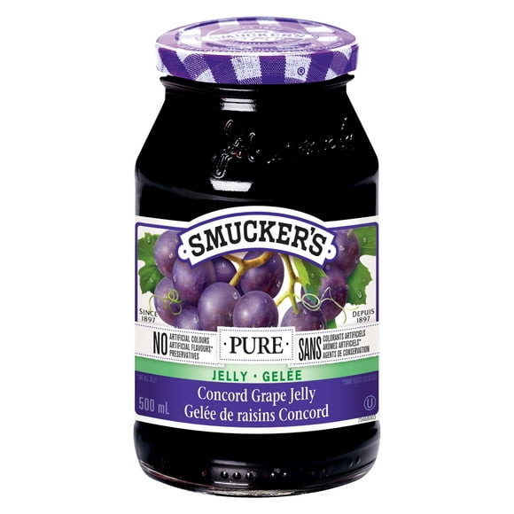 Smucker's Pure Concord Grape Jelly, 500 mL
