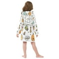 thumbnail image 7 of FORMRS Niños Bathrobe Unisex Hooded Robe Soft Plush Pajamas Sleepwear, Size 10-12T, Magical Halloween, 7 of 7