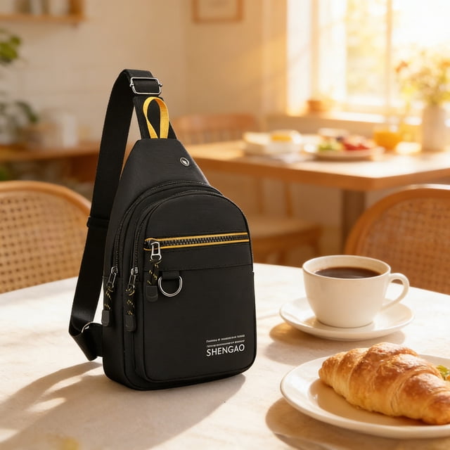Sac de Poitrine Unisexe Sac Bandoulière Sac à Bandoulière Multi-Poches Rangement Sangle Ajustable Convertible Résistant à l'Eau pour Vélo Camping Randonnée Trajet Quotidien Travail Voyage Sports de Plein Air Course Courses Tenue Décontractée