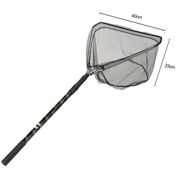 3 Section Telescopic Fishing Net Pole Durable Collapsible Landing Nets for  Fishing Portable Folding Landing Net Handle Lightweight Foldable Fishing Net  for Lake, River, Boat Carp, Appealing 