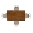 thumbnail image 4 of Powell Jane Brown 5 Piece Dining Set, 4 of 15