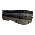 thumbnail image 2 of Du-Ha Under Seat Storage Unit 10303 Under Rear Seat; 2 Compartments; With Removable Dividers And Gun Rack Inserts; Saddle/Brown; Heavy Duty Polyethylene, 2 of 5