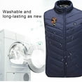 thumbnail image 5 of QATAINLAV Back to College SalesWinter Coats for Men Women Unisex Lightweight Graphic Heated Control 9 Heating Vest Heated Jacket Heating Vest Navy 4XL, 5 of 7