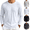 White, variant on Frnrwgo Men's T-Shirt Regular Fit Long Sleeve Mesh Breathable Quick Dry Solid Color Athletic Gym Top