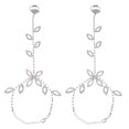 thumbnail image 1 of Shisuyan Footwear Accessory Ankle Chain Silver 2Pcs 7.1X5.1X0.08In, 1 of 8