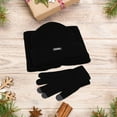 thumbnail image 3 of TACILIP Hat Scarf Glove Set for Women, Winter Beanie Hat Scarf Gloves Set for Women 3 PCS Hat Long Neck Kint Scarf Touchscreen Gloves Christmas Gift, Mom Gifts, 3 of 6