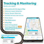 Vyncs GPS OBD Tracker for Vehicles 4G with No Monthly Fee and Real Time GPS