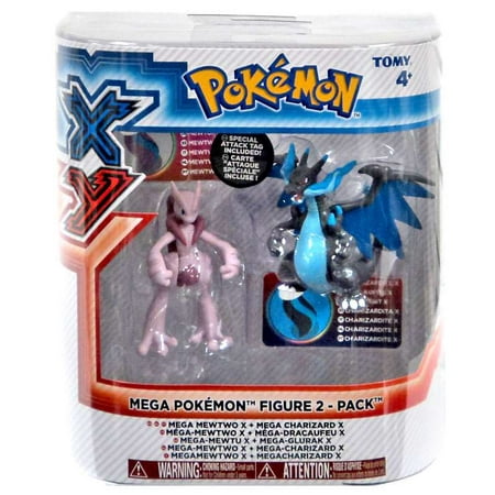 Pokemon Xy Mega Mewtwo Mega Charizard X Figure 2 Pack