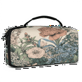 thumbnail image 2 of Herdesigns Floral Carry Case Compatible with Nintendo Switch 2, with 20 Game Card Slots, Watercolor Wildflowers Portable Travel Carrying Case Pouch for Accessories & Games, 2 of 8