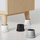 thumbnail image 2 of 2x Adjustable Bed Risers Heavy Duty Furniture Risers Sofa Table Couch Floor Lift -black, 2 of 4