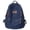 Dark Blue A24, variant on Denim Backpack for High School Students with Large Capacity and Ergonomic Spine Support Designed for Casual Campus Commute and Social Gatherings Dark Blue