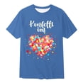 thumbnail image 4 of XIYON Girls T Shirts Girl Casual Short Sleeve T Shirt With Print Crew Neck Tee For Kids Comfortable Daily Wear Classic Cute Tops 1-2 Years, 4 of 4