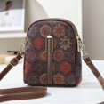thumbnail image 2 of Lispipm Crossbody Phone Purse for Women Small Suede Shoulder Bag Ladies Double Zipper Travel Work Bags with Detachable Strap, 2 of 4