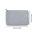 thumbnail image 2 of BE-TOOL 2Pcs Dish Drying Mats Kitchen Foldable Dish Protector Mat Anti-Skid Grey 500*380mm, 2 of 8