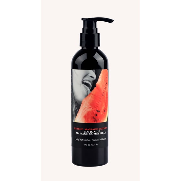 Earthly Body Edible Massage Lotion Watermelon 8 oz.