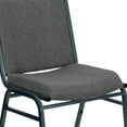 thumbnail image 5 of Flash Furniture 4 Pack HERCULES Series Heavy Duty Gray Fabric Stack Chair, 5 of 7