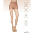 thumbnail image 6 of Women's MeMoi MM-201 Ultra Sheer Matte Micro Sheer Control Top Tights (Nude L), 6 of 7
