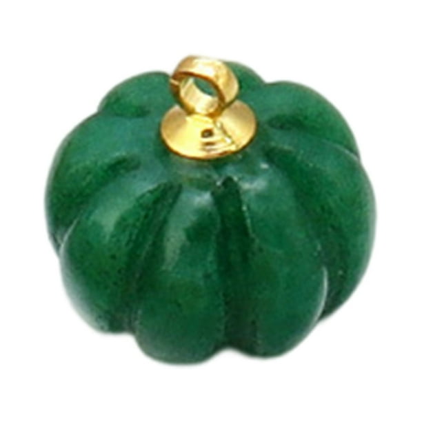 Colgante de cuentas de calabaza de cristal DIY accesorio de joyería hecho a mano (1PC)