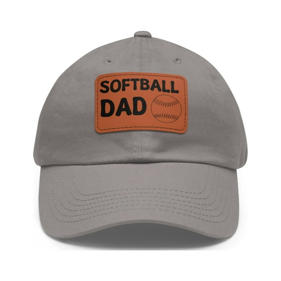 Softball Dad Hat Cap Strap Back Dad Hat With Patch High School College Mom