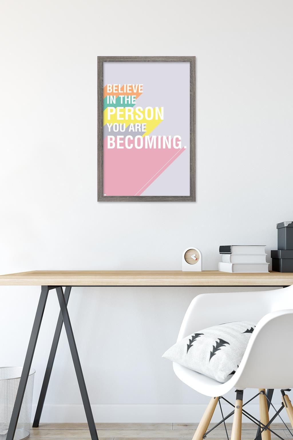 Jenny Redman - Believe Wall Poster, 14.725" x 22.375", Framed