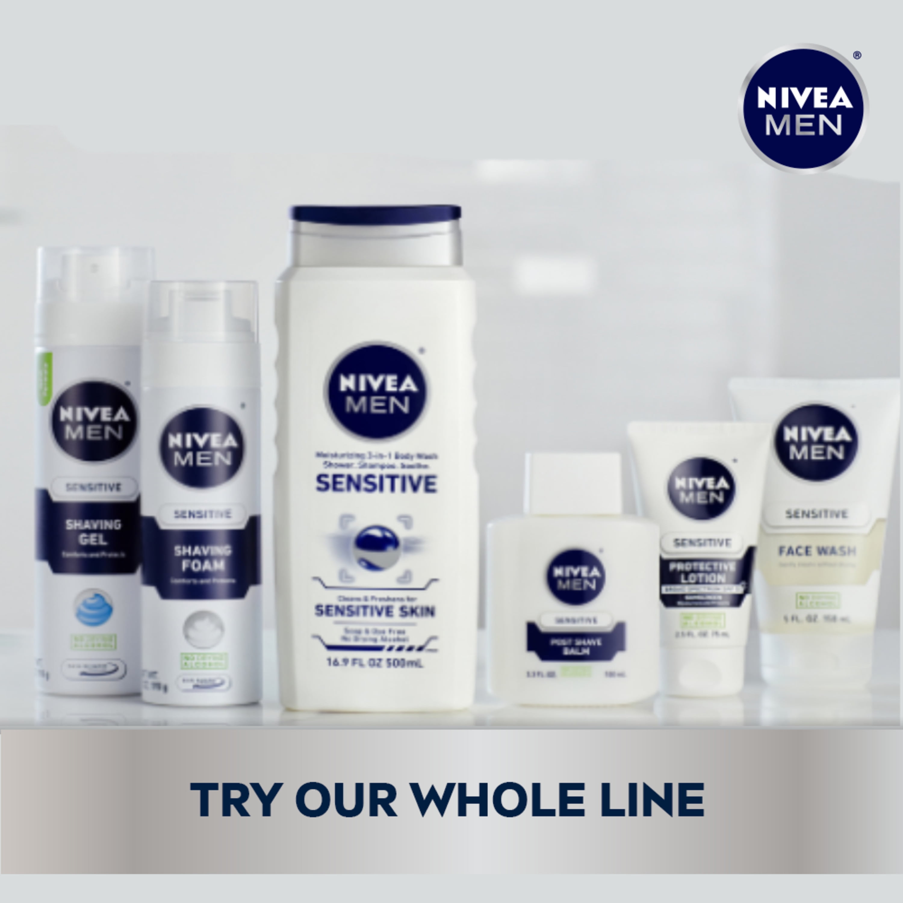 nivea men sensitive shower gel