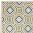 thumbnail image 5 of SAFAVIEH Veranda Jantar Geometric Indoor/Outdoor Area Rug, 6'7" x 6'7" Square, Cream/Green, 5 of 7