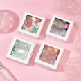 thumbnail image 4 of 16Packs 10.5x10.5x3cm Clear PVC Square Window Gift Boxes White Kraft Paper Present Packing Boxes for Party Favor Treats Cookies Small Gifts or Crafts, 4 of 6