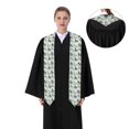 thumbnail image 4 of Hirioo Mallard Ducks Wild Birds for 72" Graduation Shawl Stole Unisex Adults Graduation Sash Honor Graduation Stole for High School and College-Sharp Corner, 4 of 7