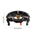 thumbnail image 3 of Xihbxyly Estufa Portátil de Acero Inoxidable, Diseño Grueso y Duradero, Resistente a Altas Temperaturas, Ideal para Aventuras Al Aire Libre, Campamentos, Picnics y Reuniones Familiares. Tamaño: 20,5, 3 of 6