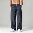 thumbnail image 2 of Akiihool Mens Chinos Pants Slim Fit Men's Wyoming Relaxed Fit Cargo Pant Casual Blue,XXXXL, 2 of 8