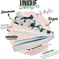 thumbnail image 5 of DOGO White Sneakers for Women - Handmade Women's Fashion Sneakers, Vegan Leather and Unique Design Dice Sneakers Flowing Orca Design, Size 6, 5 of 5
