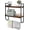 Rustic Brown, variant on BoldGear Bathroom Shelf with Towel Bar, Industrial Wood Wall Mounted Shelves,Metal Floating Shelf with Towel Holder for Bathroom, Kitchen, Living Room,Gray Oak