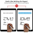 thumbnail image 3 of Protecteur d'Écran en Papier Effet CZCPP pour iPad 9.7 Pouces (2017/2018 Nouvel iPad, 2016 iPad Pro 9.7 Pouces), Texture Papier Mat Anti-Reflet Résistant aux Rayures Film de Dessin Parfait Compatible avec Apple Pencil(1, 3 of 4